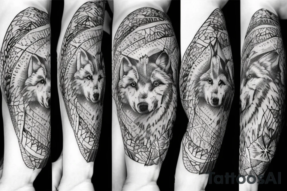 Wolf in sheep clothing tattoo idea