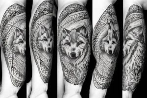 Wolf in sheep clothing tattoo idea