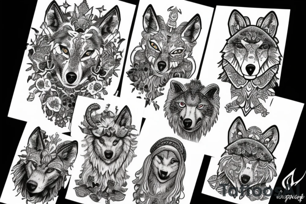 Wolf in sheep clothing tattoo idea