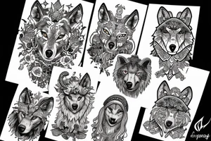 Wolf in sheep clothing tattoo idea