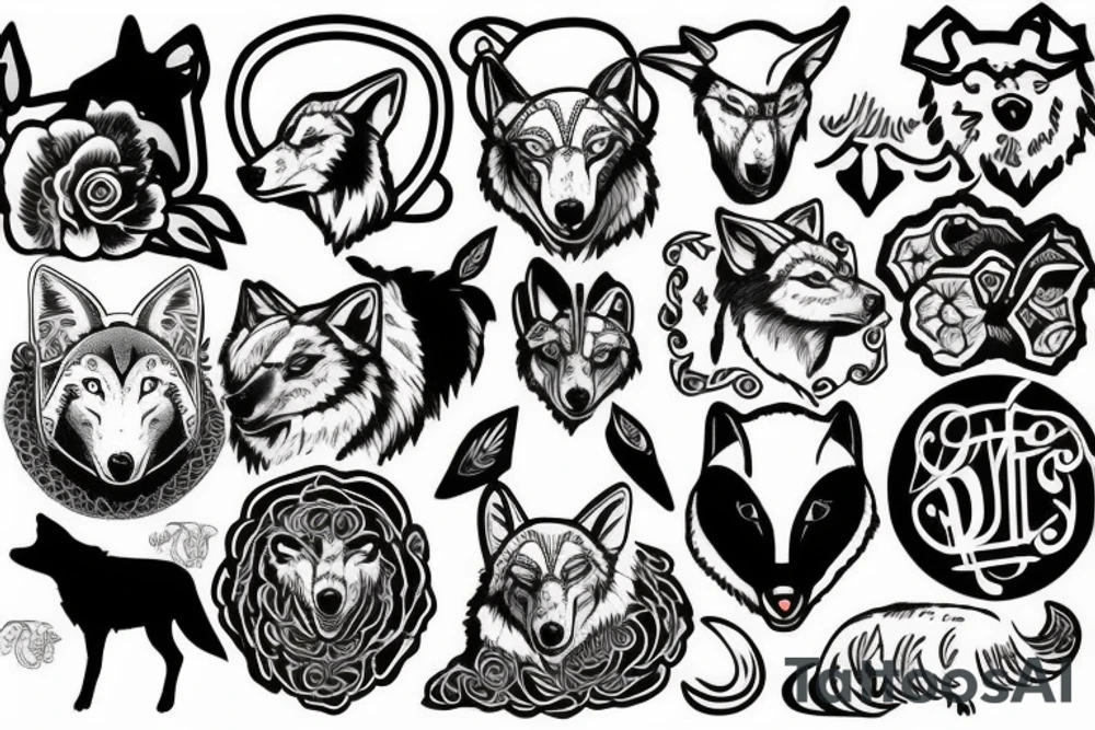 Wolf in sheep clothing tattoo idea