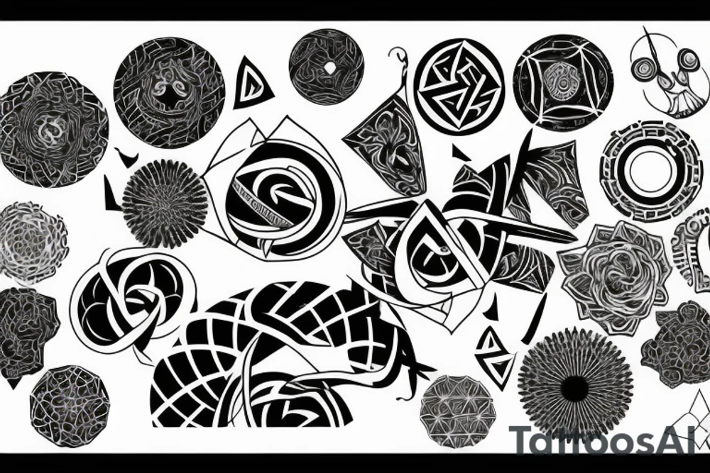 infinite with five star tattoo idea