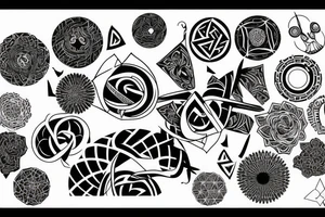 infinite with five star tattoo idea