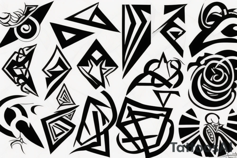 infinite with five star tattoo idea