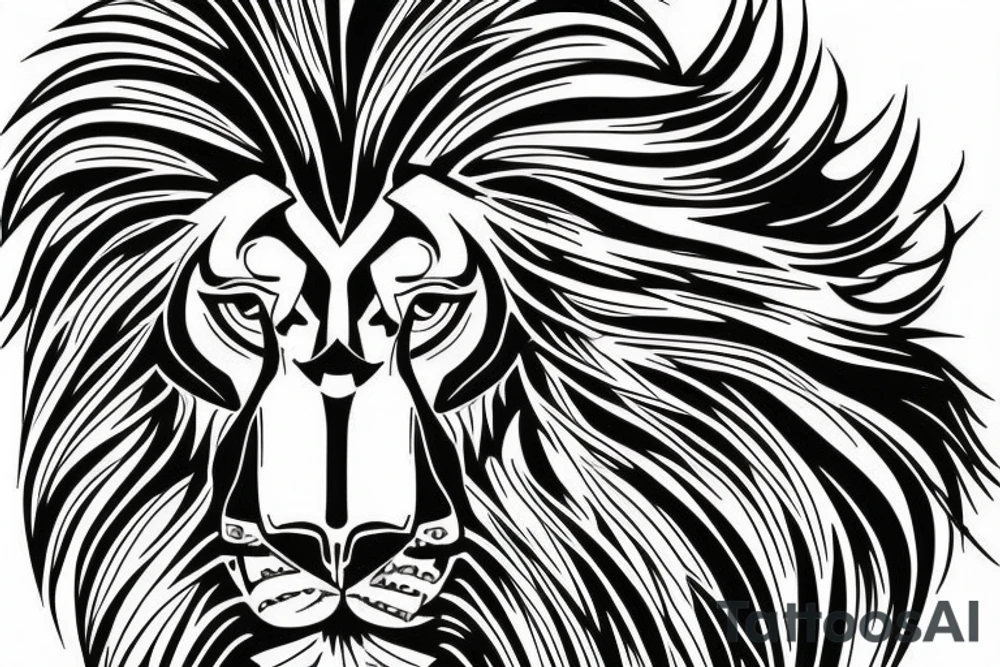 lion man tattoo idea