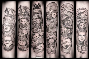 Grandma, gummy bear, angel, san fransisco tattoo idea
