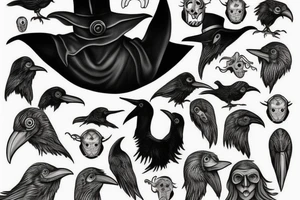 The Plague Doctor with the Raven tattoo idea