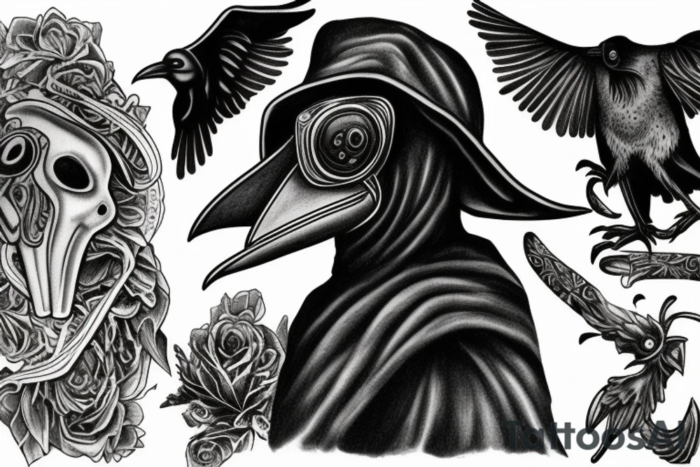The Plague Doctor with the Raven tattoo idea