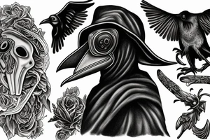 The Plague Doctor with the Raven tattoo idea