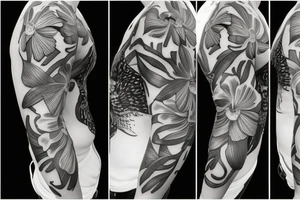 Ecuadorian orchid tattoo idea