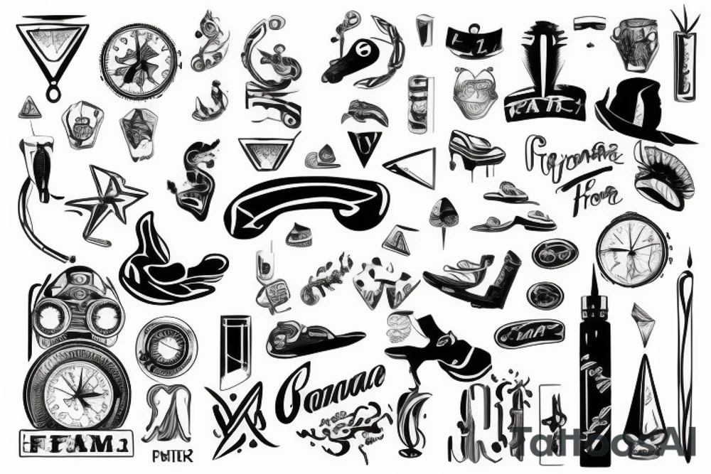 formula 1 tattoo idea