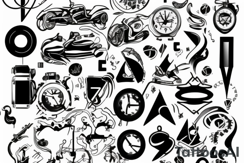 formula 1 tattoo idea