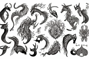 december capricorn tattoo idea