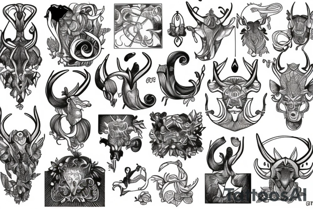 december capricorn tattoo idea