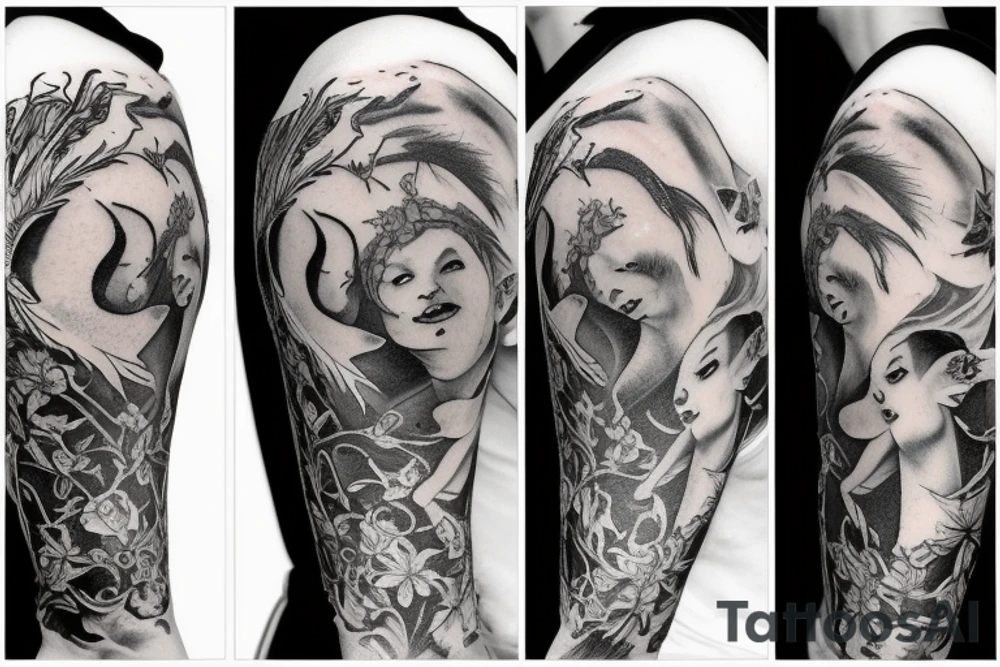 capricorn fairy tattoo idea