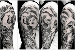 capricorn fairy tattoo idea