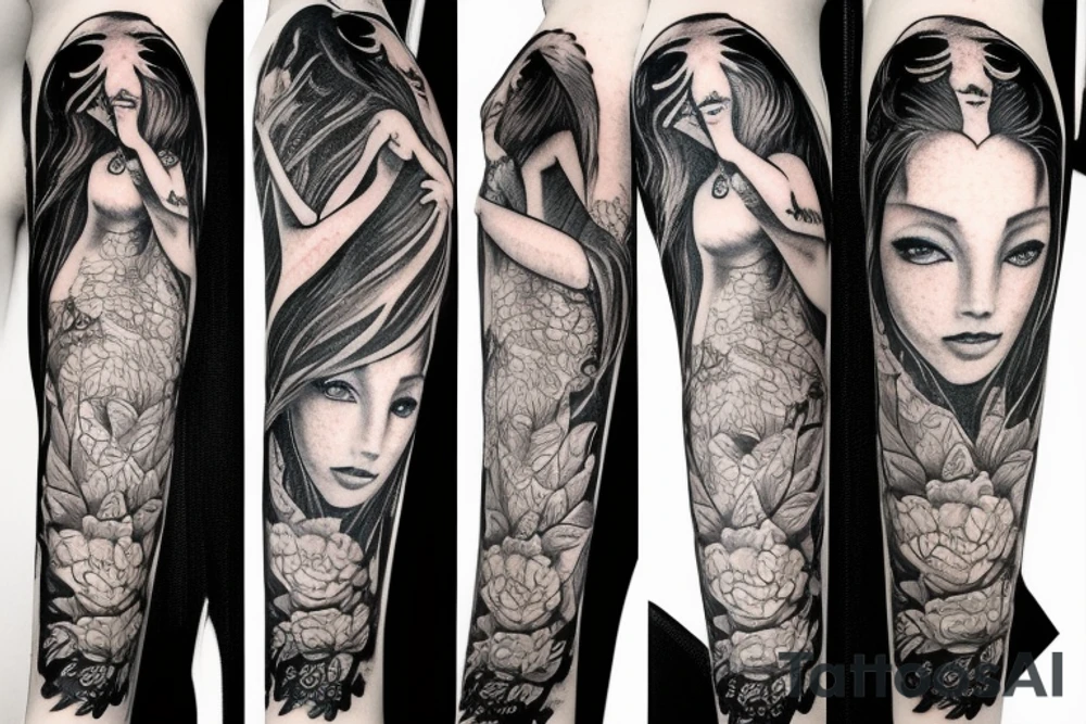 capricorn fairy tattoo idea