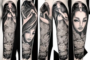 capricorn fairy tattoo idea