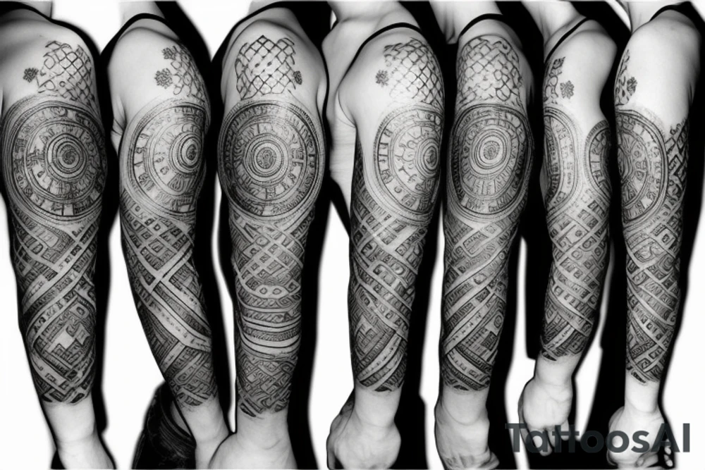 Long Vegvisir tattoo tattoo idea