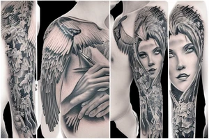 Angel tattoo idea