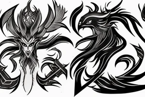 Rakan from league of legends tattoo idea