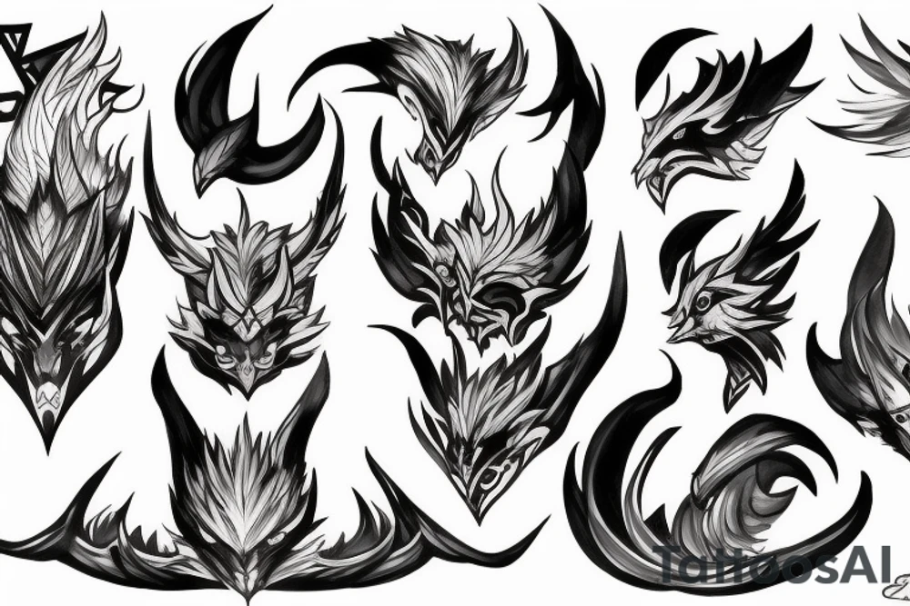 Rakan from league of legends tattoo idea