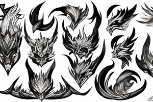 Rakan from league of legends tattoo idea