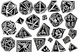 dice tattoo idea