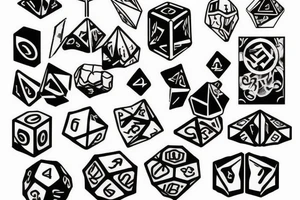dice tattoo idea