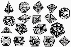 dice tattoo idea