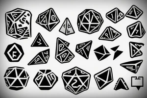 dice tattoo idea