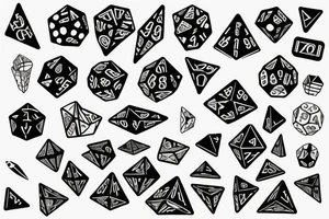 dice tattoo idea