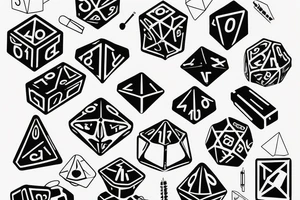 dice tattoo idea