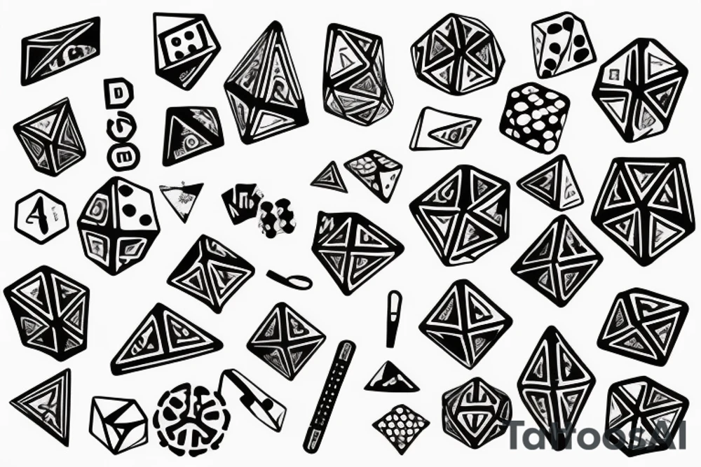 dice tattoo idea