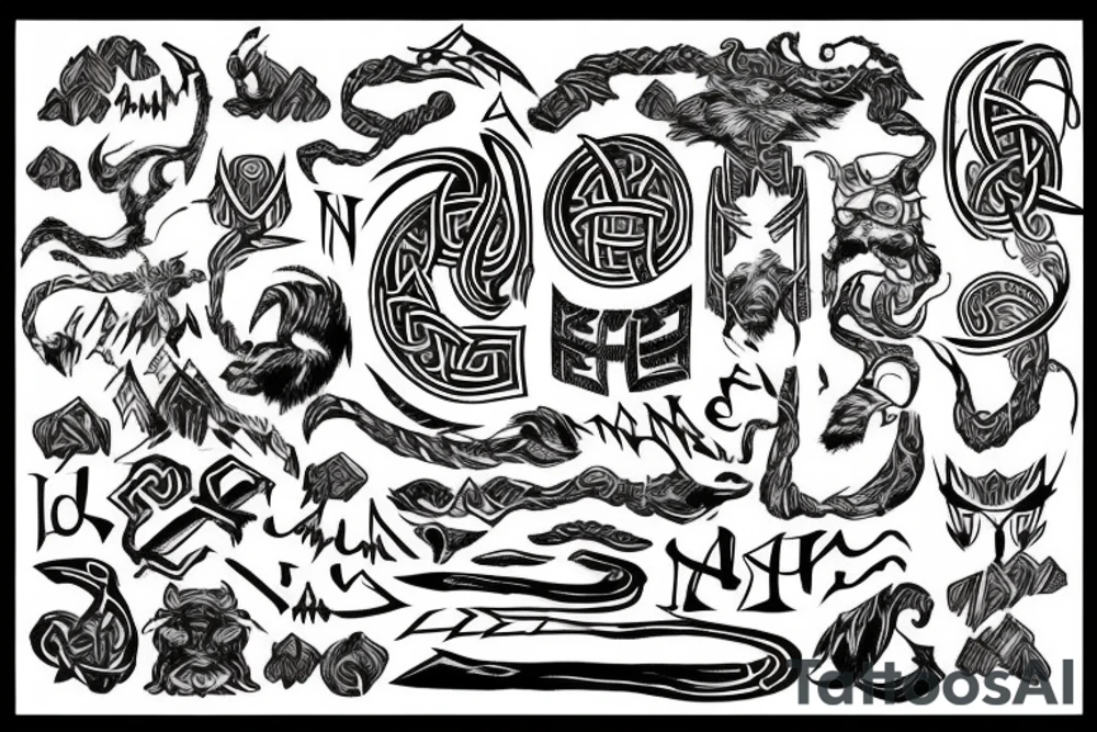 Norse writing tattoo idea