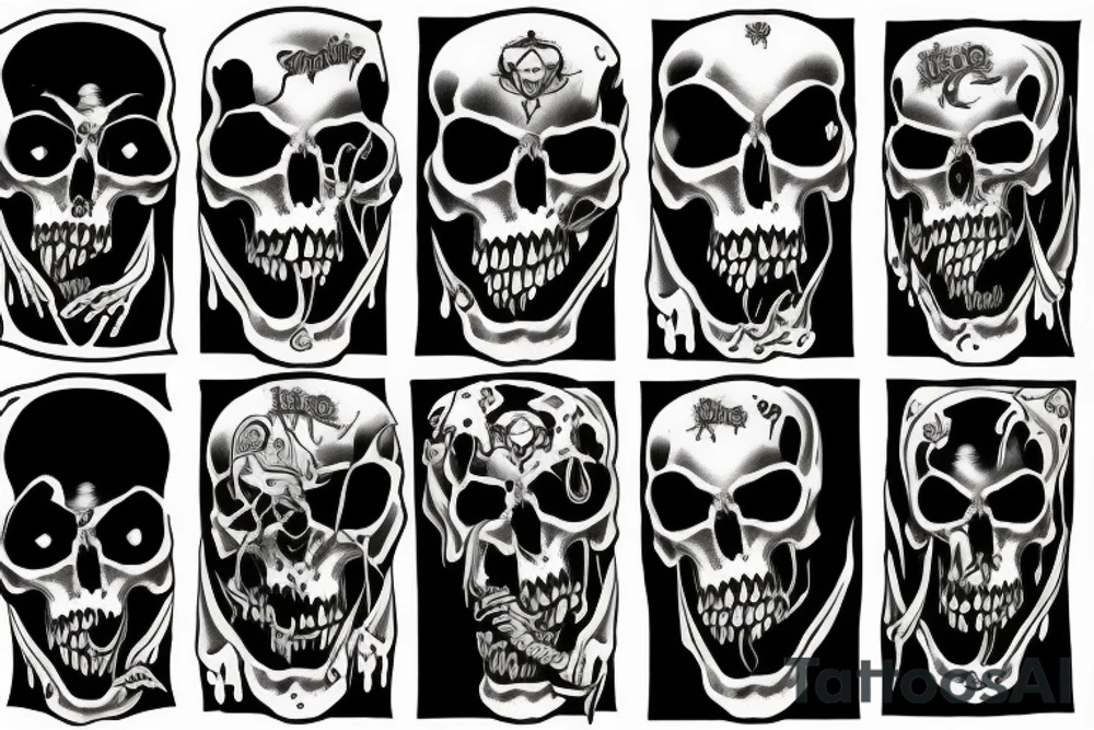 Death ands its lovers with the grim reaper tattoo idea