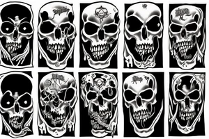 Death ands its lovers with the grim reaper tattoo idea
