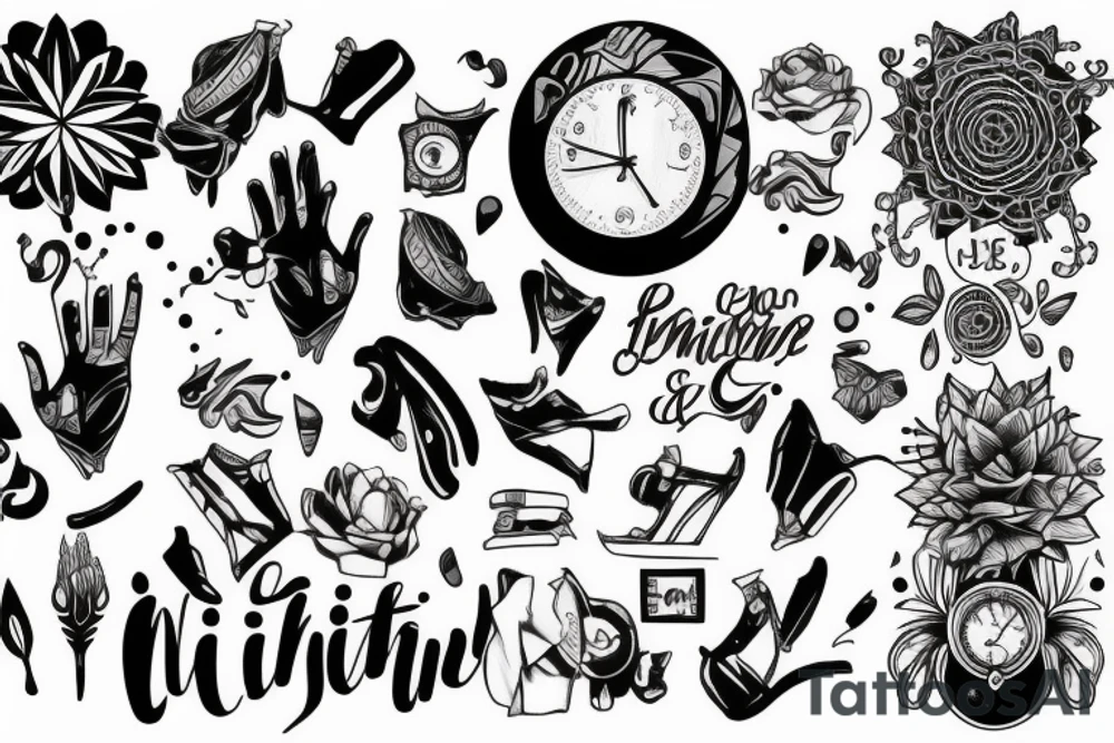 Present mindedness and empathy tattoo idea