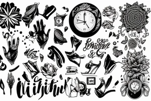 Present mindedness and empathy tattoo idea