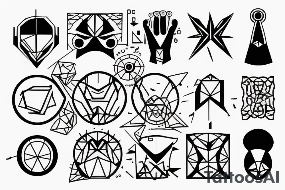Empathy mars forearm tattoo idea