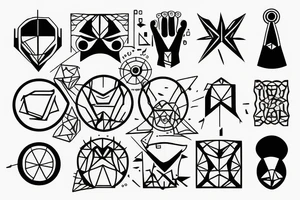 Empathy mars forearm tattoo idea