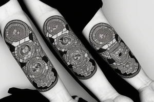 Empathy mars forearm tattoo idea