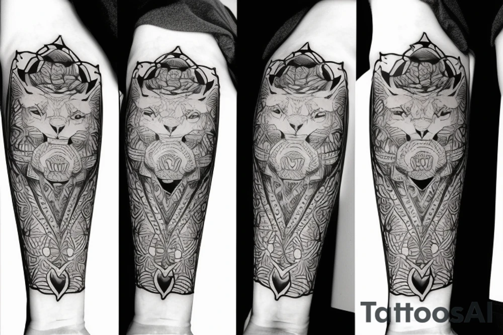 lioness tattoo idea