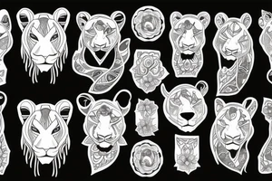 lioness tattoo idea