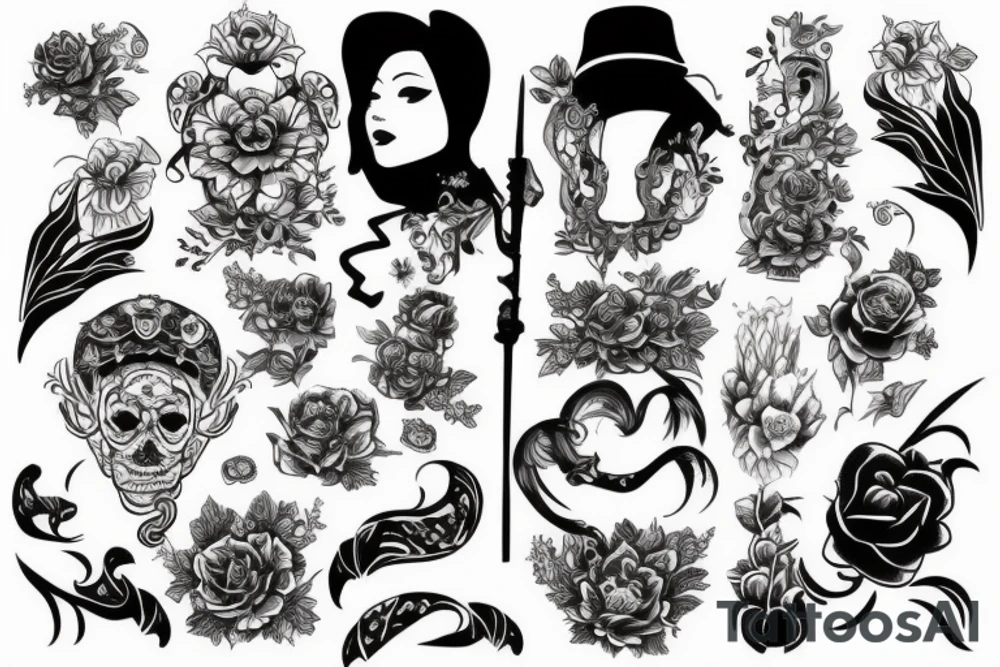 Дракон tattoo idea