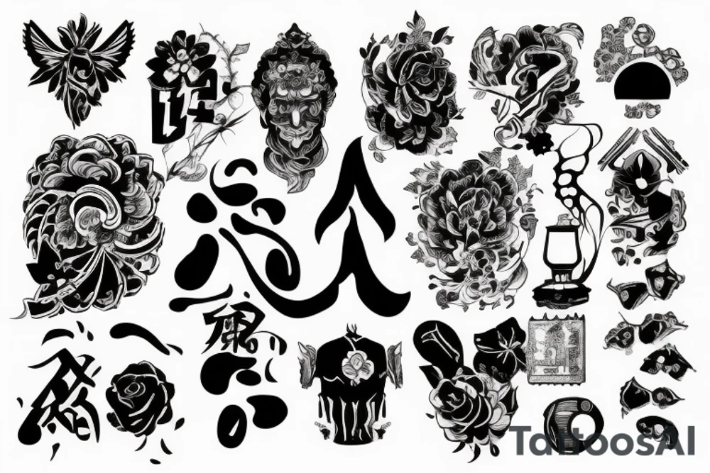 Дракон tattoo idea