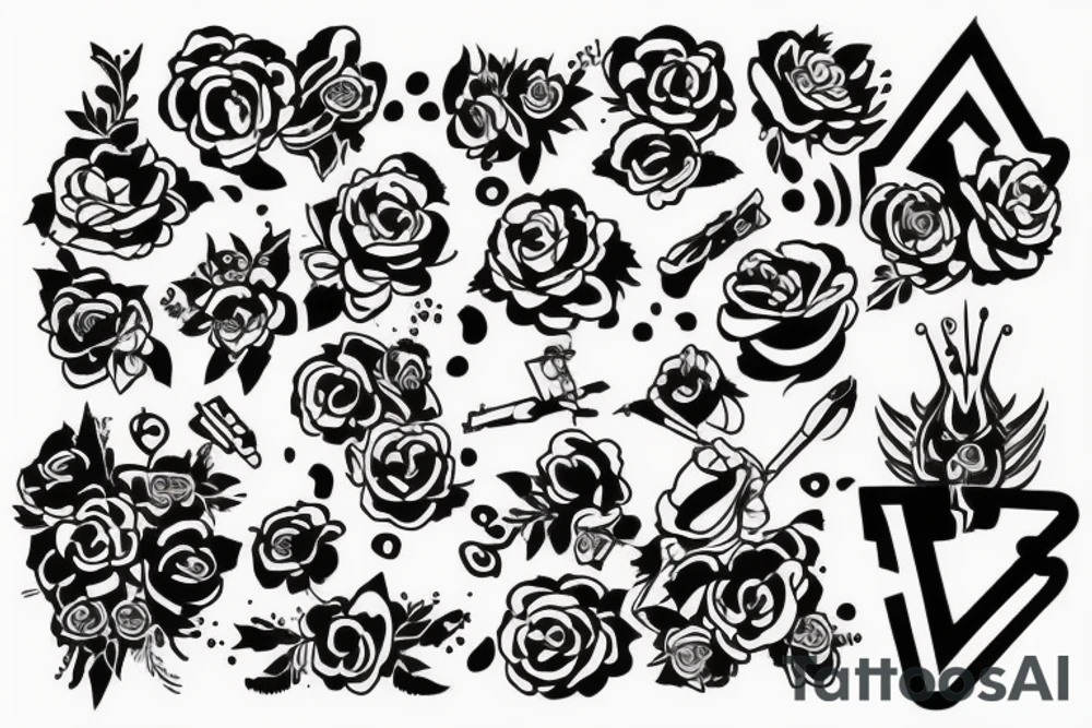 Дракон tattoo idea