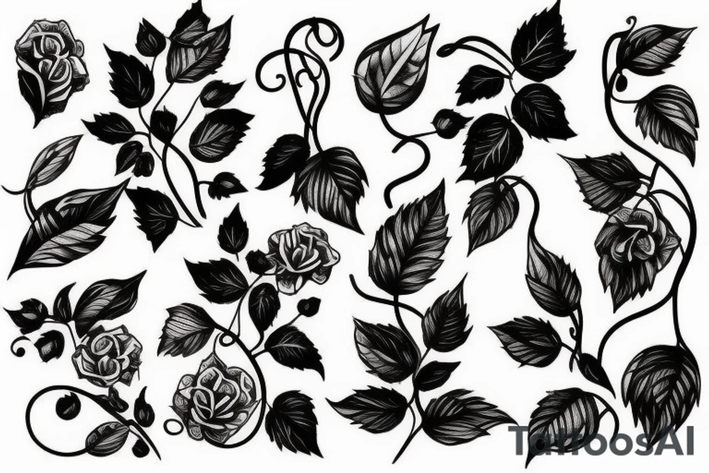 vine 
tattoo tattoo idea