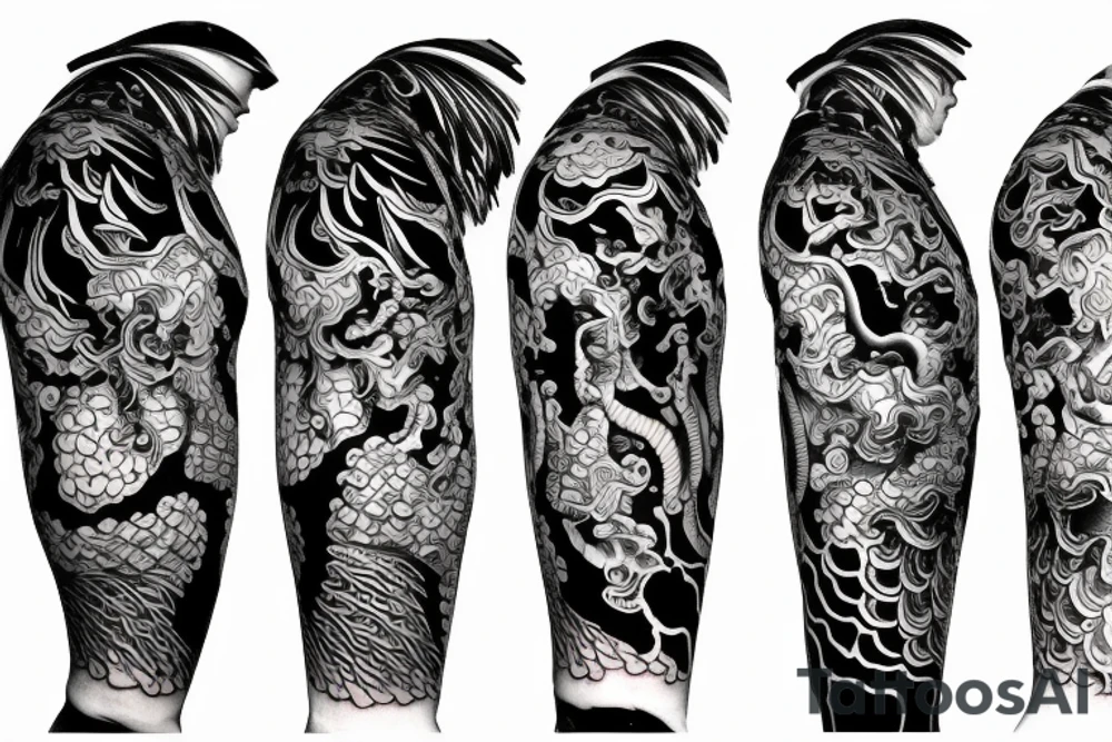 Raijin tattoo idea