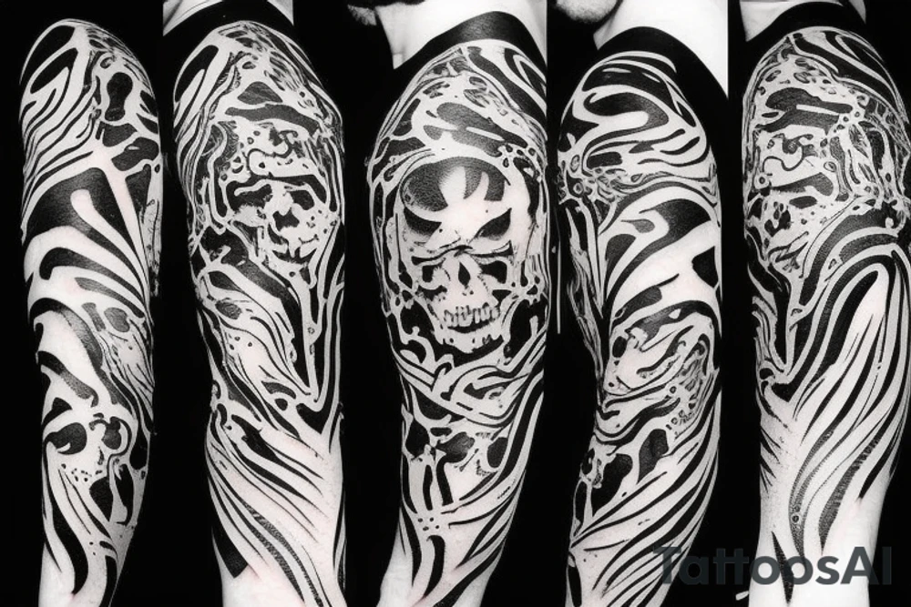 Bloody aspid tattoo idea